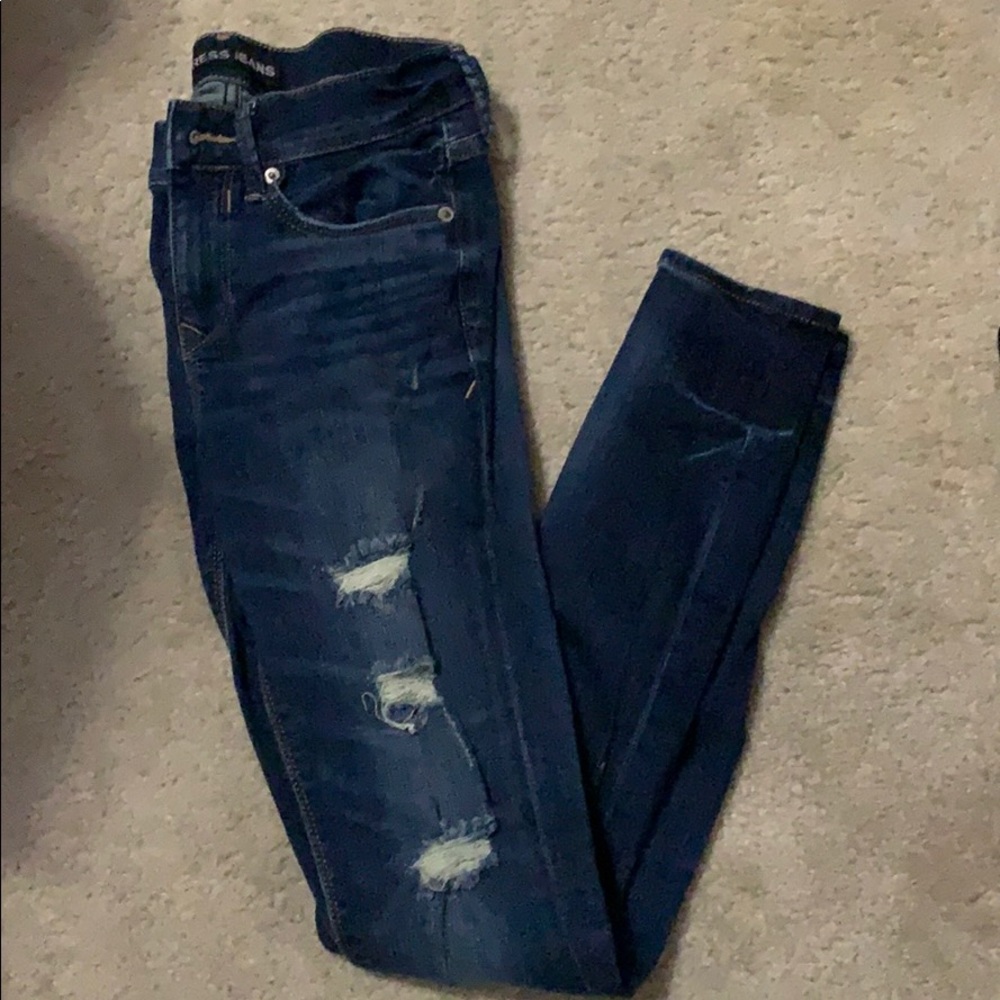 Express legging jeans never worn